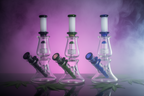 WTF PERCULATOR BONG-B4-  3 COLORS
