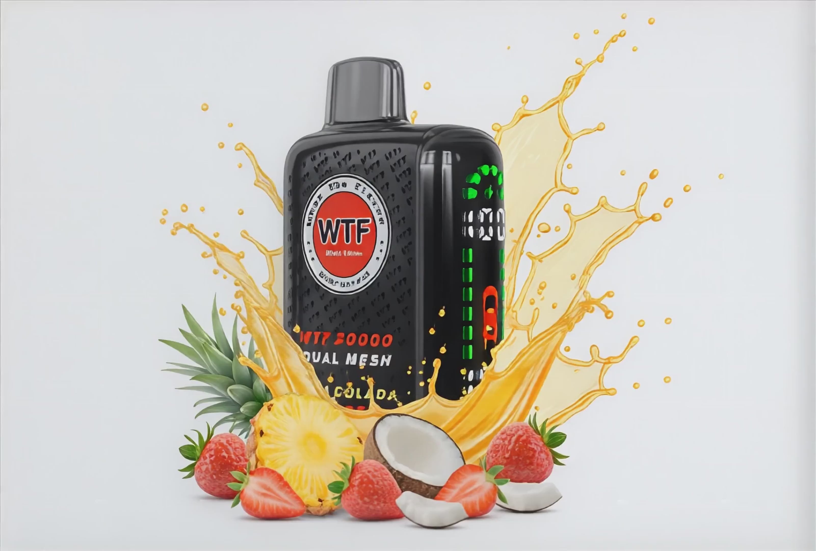 WTF BAR BLACK EDITION- PINA COLADA STRAWBERRY